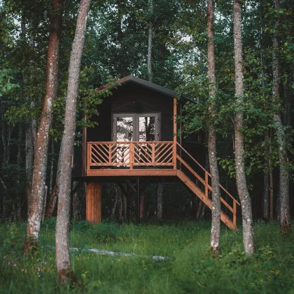 Hekso treehouse，位于Kullamaa的酒店