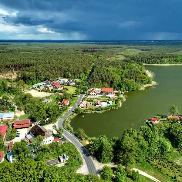 Wrzosowy Młyn - Noclegi nad Jeziorem，位于缅济热奇的酒店