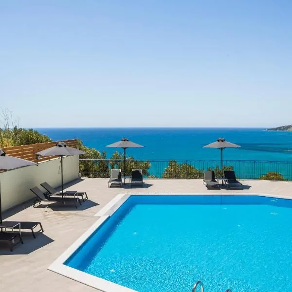 Afrato Village Sea View apartments，位于特拉佩扎奇的酒店