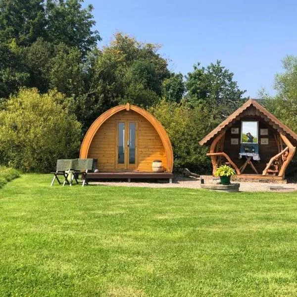River View Log Cabin Pod - 5 star Glamping Experience，位于Ture的酒店