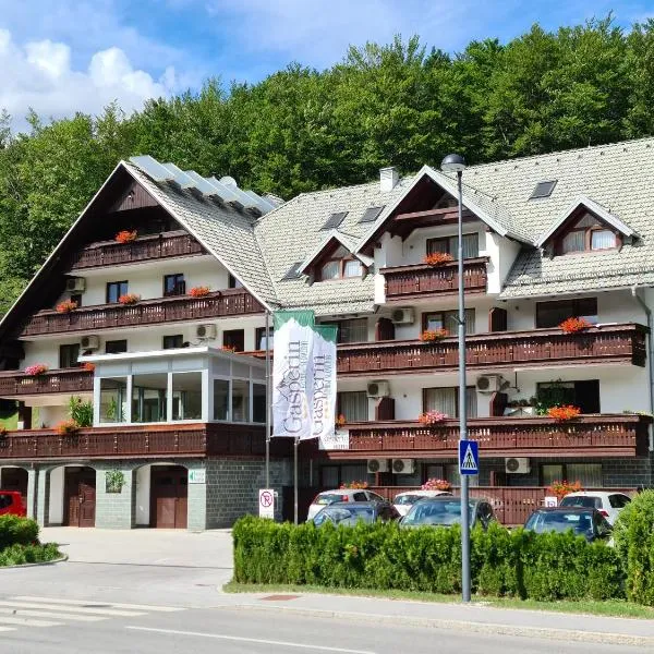 加斯佩林波欣酒店，位于Koprivnik v Bohinju的酒店