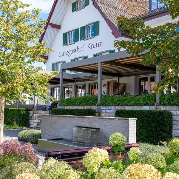 Landgasthof Kreuz - Businessaufenthalt mit Wohlfühlgarantie，位于Vordemwald的酒店