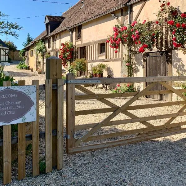 Le Bas Chesnay Chambres D'Hotes Domfront en Poiraie，位于Saint-Bômer-les-Forges的酒店