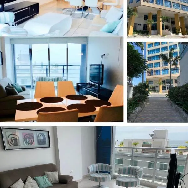 Hermoso Departamento Amueblado frente al mar，位于萨利纳斯的酒店