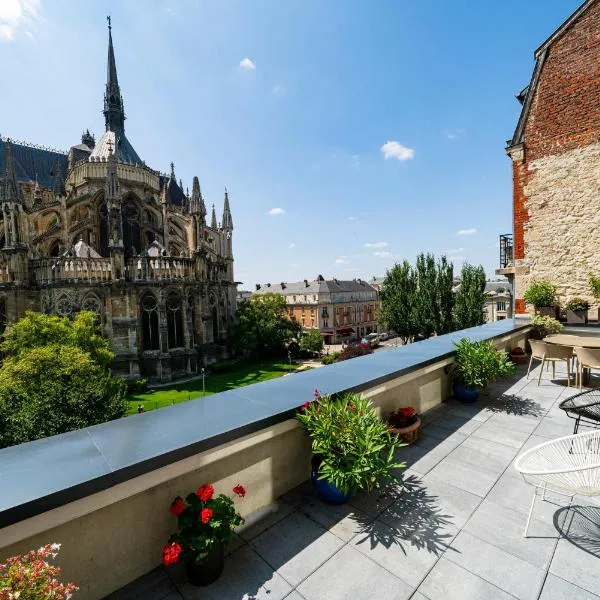 Les 7 Anges - Cathédrale de Reims，位于Bétheny的酒店