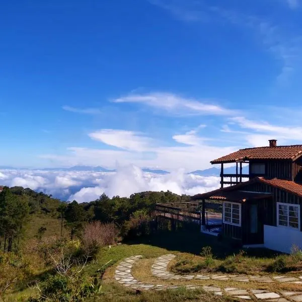 Chalé no mar de nuvens - Serra da bocaina，位于Areias的酒店