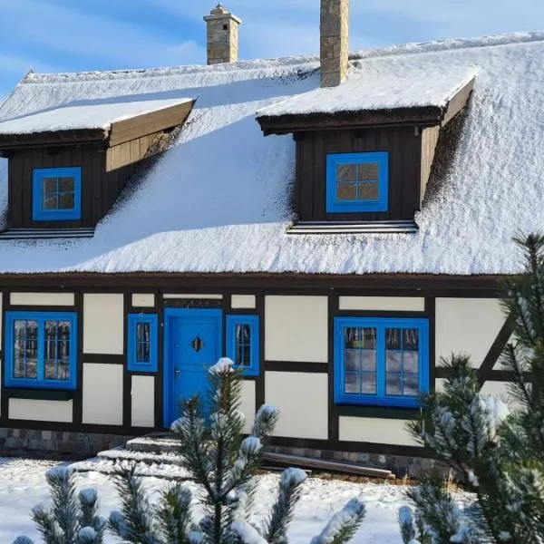 Kaszuby, dom kaszubski nad jeziorem Danielowa Dolina，位于兹姆巴克的酒店
