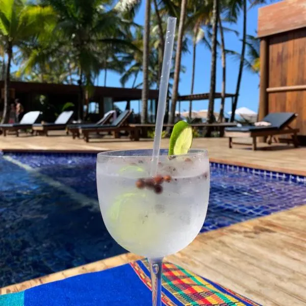 Maraú Beach House Flat 107 pé na areia - Dreamland Apart Taipú de Fora Barra Grande-BA，位于巴拉格兰德的酒店