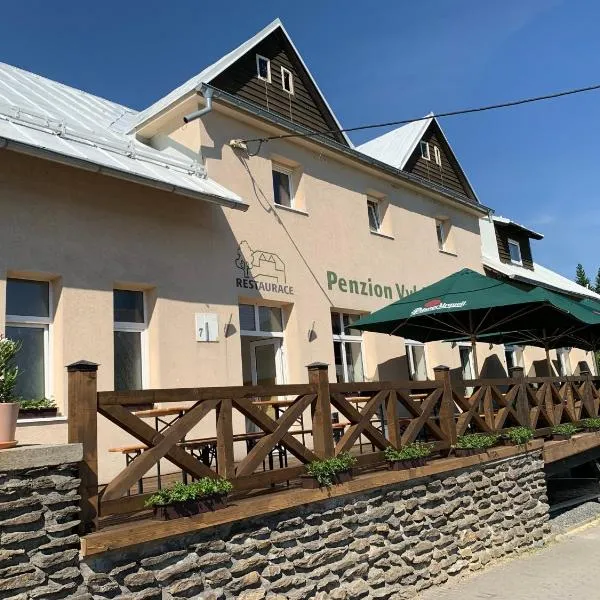 Penzion a Restaurace Vyhlídka，位于Čachrov的酒店