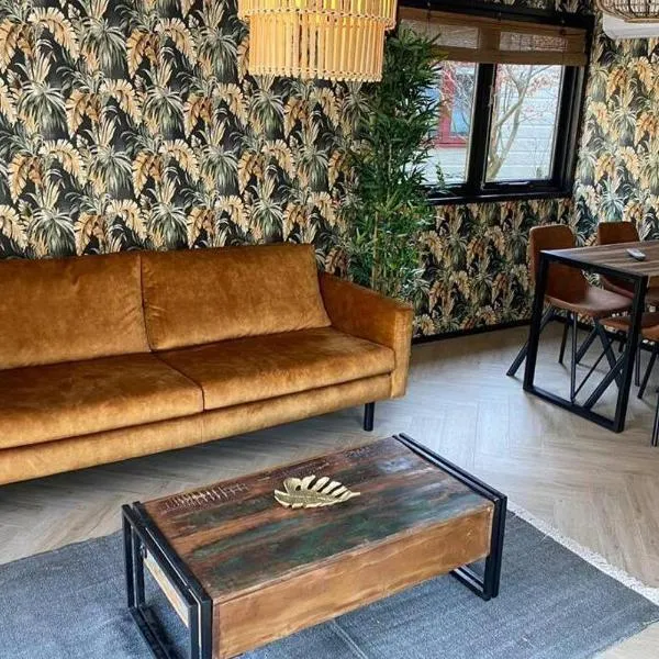 Luxe Veluwse Chalet te huur met sauna，位于Doornspijk的酒店