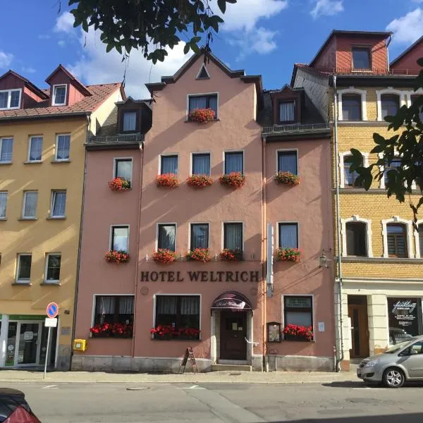 Hotel Weltrich，位于Krölpa的酒店