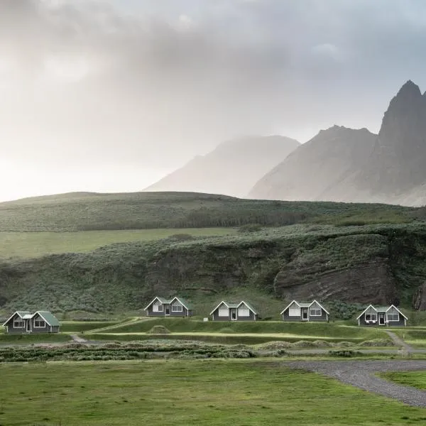 Vík Cottages，位于Steig的酒店