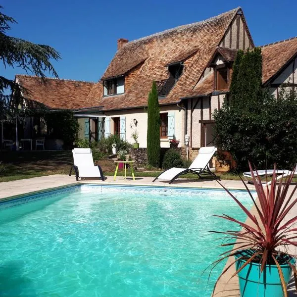 En pleine campagne, proche du Mans - chambre d'hôtes，位于Fillé的酒店