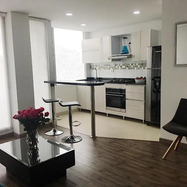 Espectacular apartamento con estacionamiento gratuito Chía N 2，位于奇亚的酒店