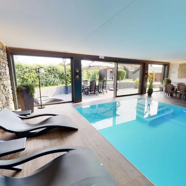 Ferienhof A&B Wellness Villa 12 personen，位于比林根的酒店