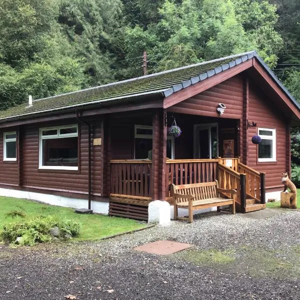 Fox Lodge Traditional Log Cabin，位于达农的酒店