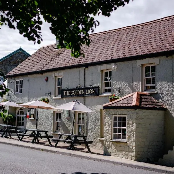 The Golden Lion, Newport, PEMBROKESHIRE，位于Eglwyswrw的酒店