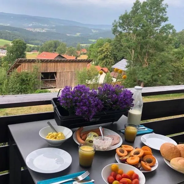 Apartment Tälerblick 2，位于Böbrach的酒店