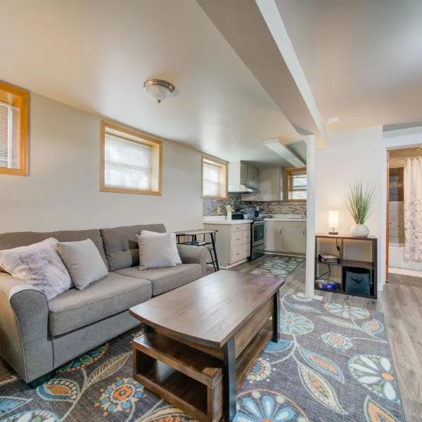 Charming and cozy downtown Bozeman 1 bedroom condo Walk to dinner and drinks，位于博兹曼的酒店