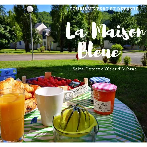 La Maison Bleue, village vacances, piscine, parking，位于圣热涅-多尔特的酒店