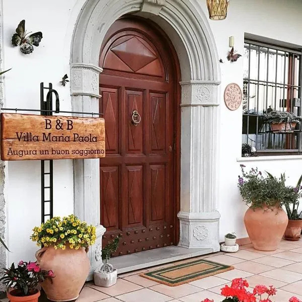 B&B Villa Maria Paola - Alloggi Temporanei Isernia，位于SantʼAgapito的酒店