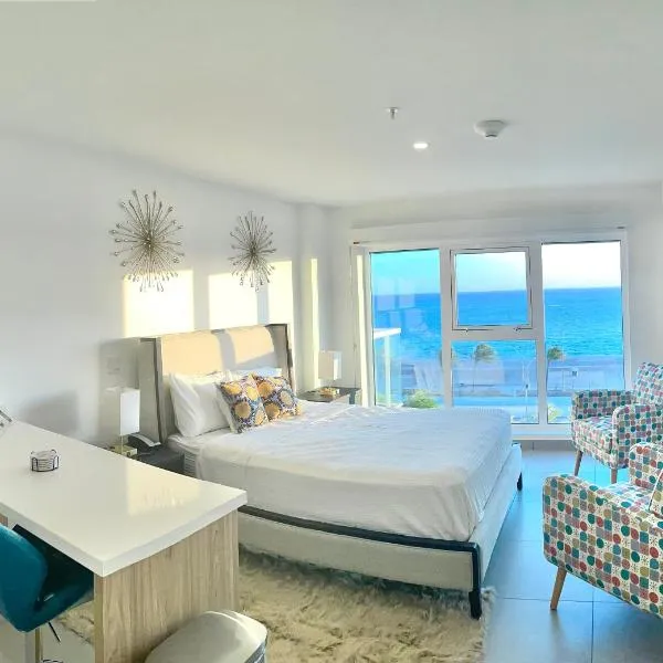 Ocean View Condo overlooking the Caribbean Sea，位于奥拉涅斯塔德的酒店