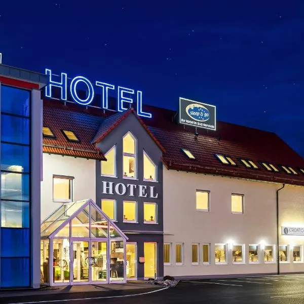 Hotel sleep & go，位于Friedewald的酒店