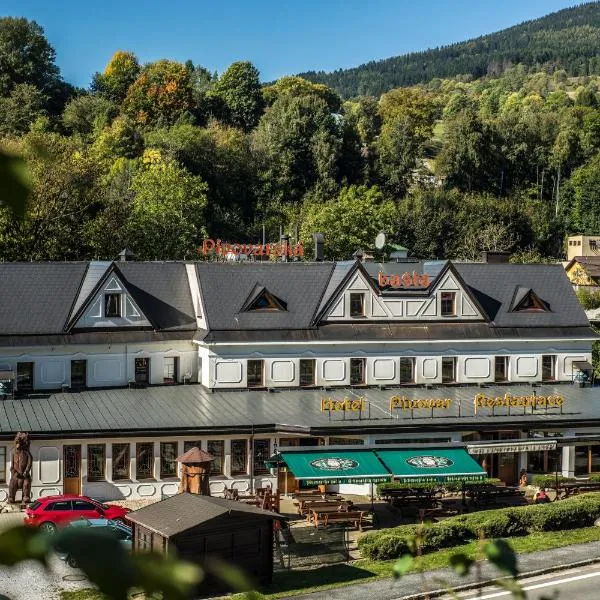 Hotel Pivovarská bašta，位于Čistá的酒店