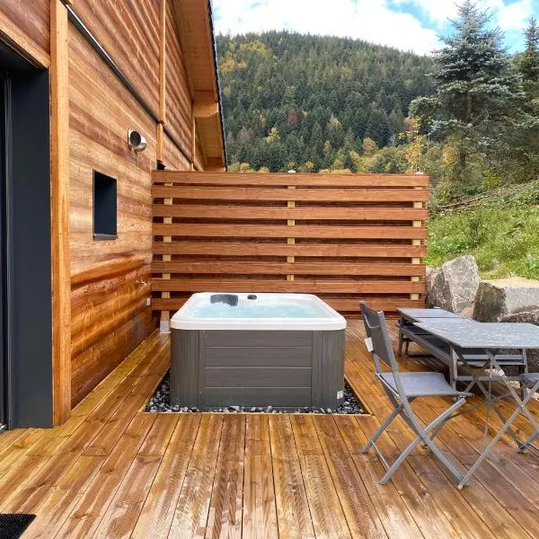 Les Chalets Perce Neige & Jacuzzi privatif, proximité Gerardmer & La Bresse，位于Rochesson的酒店