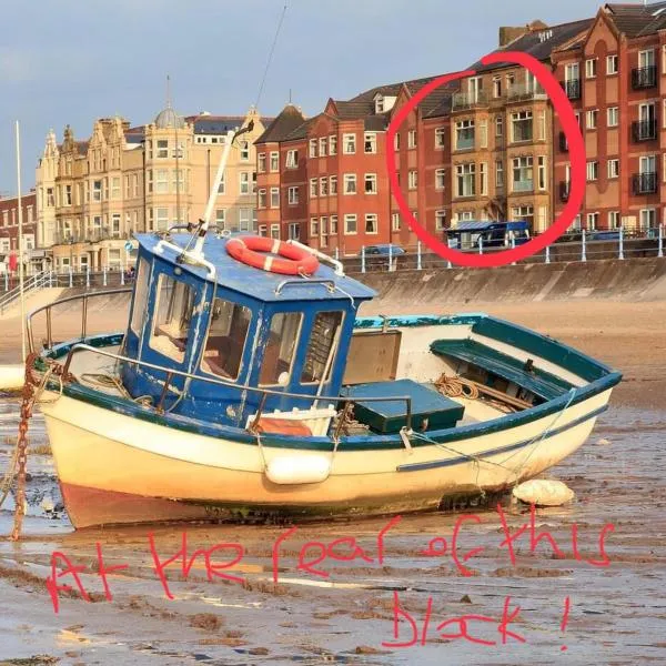 Cosy 2-Bed Apartment near the beach in Morecambe，位于莫克姆的酒店