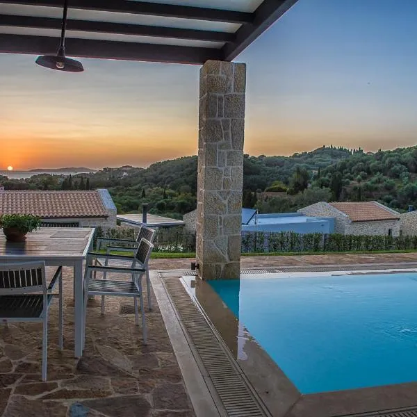Mega Lithari Corfu Luxury Villas，位于Kavvadádes的酒店