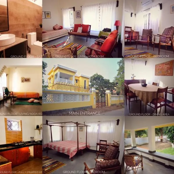 PARUL - Elegant Heritage Home at the Heart of Shantiniketan，位于桑蒂尼盖登的酒店