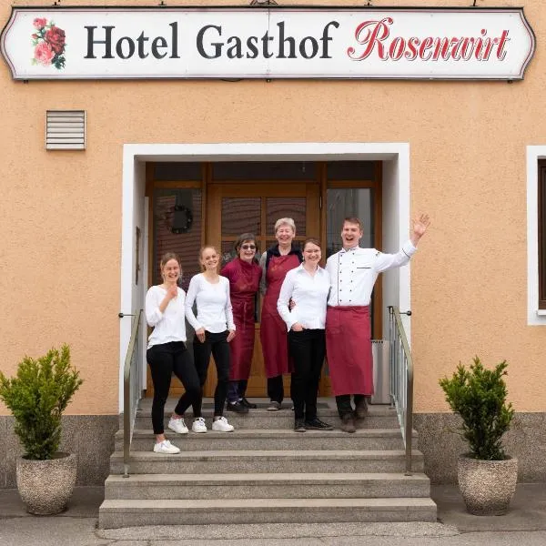 Hotel Gasthof Rosenwirt，位于Großgundertshausen的酒店