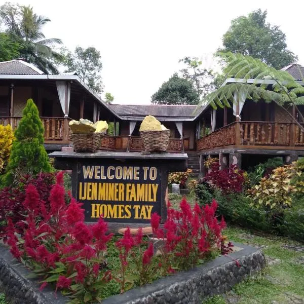 Ijen Miner Family Homestay，位于Biau的酒店