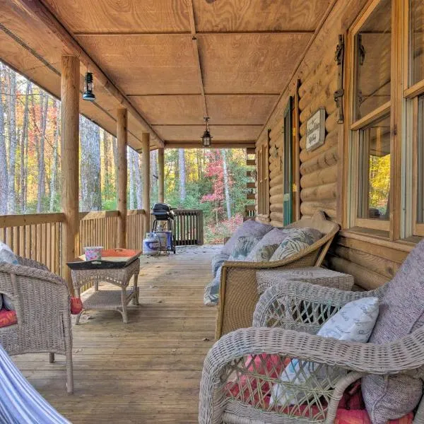 Cedar Mountain Log Cabin 4 Mi DuPont State Forest，位于布里瓦德的酒店