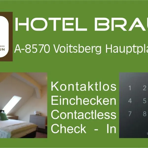 Hotel Braun，位于Sankt Pankrazen的酒店