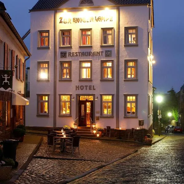 Zur Ewigen Lampe Romantisches Landhotel & Restaurant，位于Obermaubach的酒店