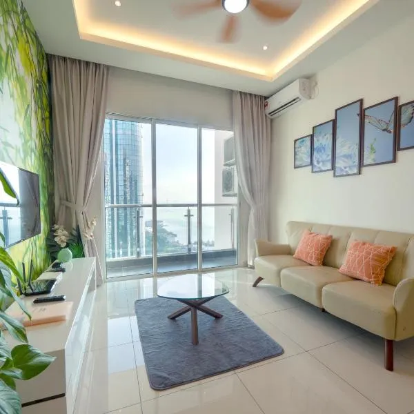 Seaview condo near RF Mall, Food Court & Free Netflix，位于新山的酒店