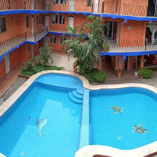 Hotel Y Bungalows Islas Careyes，位于Las Lomas的酒店