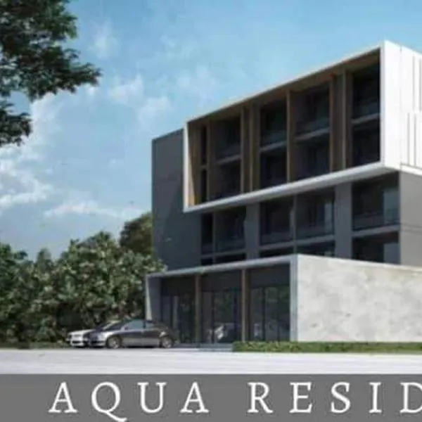 Aqua Residences อควา เรสซิเดนซ์ ห้องพักใหม่ให้เช่า ติดรถไฟฟ้าสถานีวุฒากาศ，位于Thon Buri的酒店