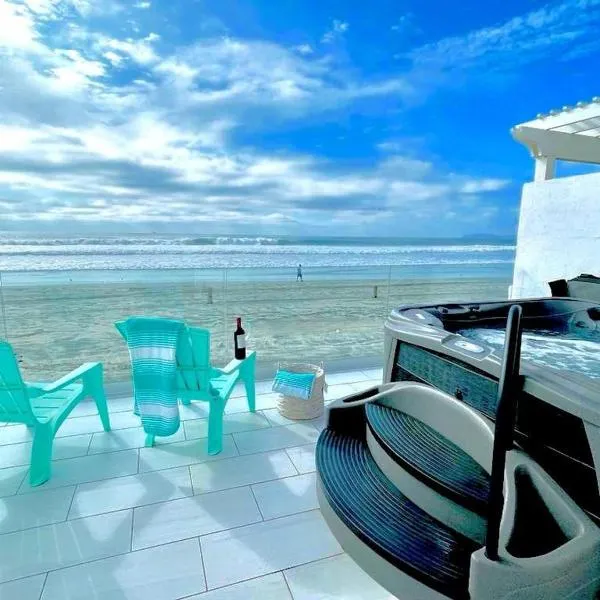Quinta Pacifica Beachfront Villas，位于Popotla的酒店