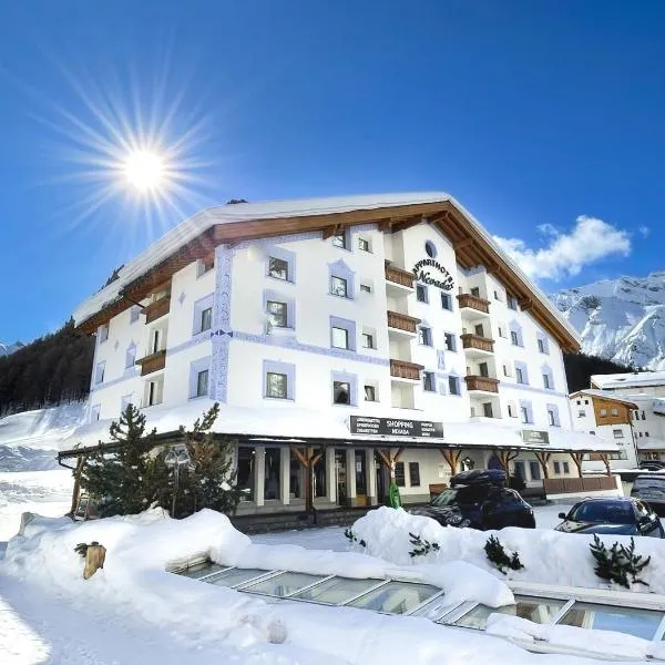 Hotel Nevada，位于Samnaun - Laret的酒店