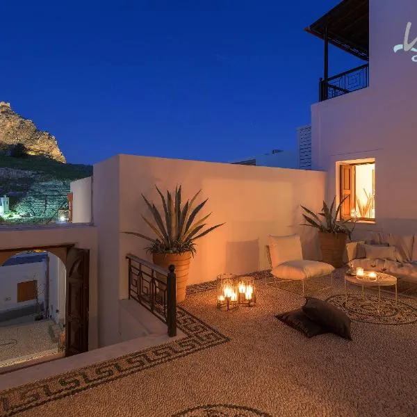 Panthea Valasia Boutique Villa，位于林都斯的酒店