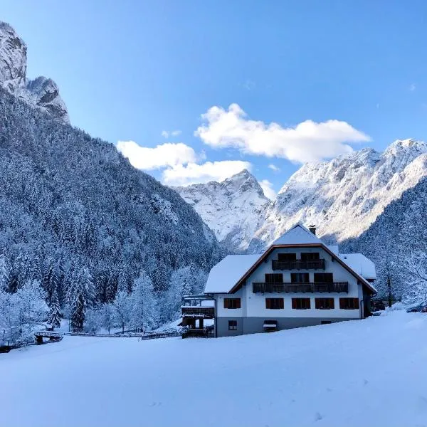 Govc-Vršnik，位于索尔察瓦的酒店