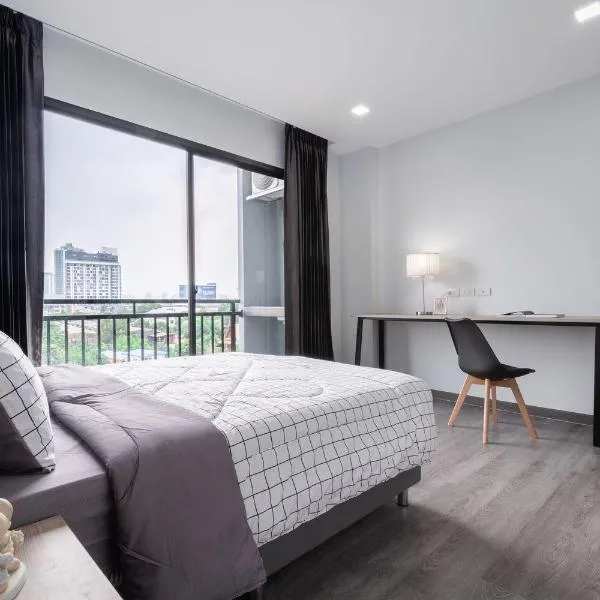 Aqua Residences อควา เรสซิเดนซ์ ห้องพักใหม่ให้เช่า ติดรถไฟฟ้าสถานีวุฒากาศ，位于曼谷的酒店