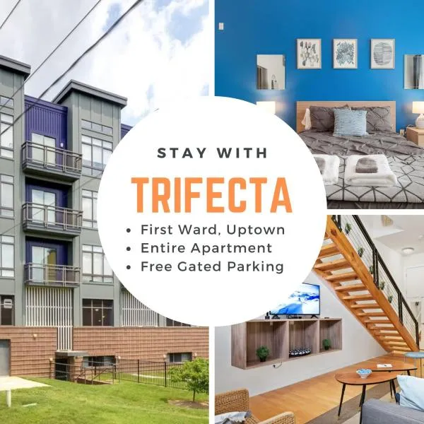 Trifecta City Loft Uptown CLT Superhost，位于夏洛特的酒店