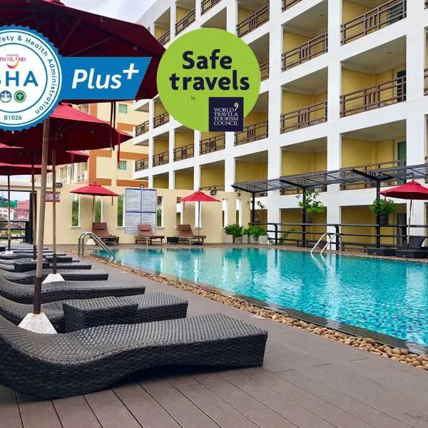 芭提雅黄金海酒店 - SHA Extra Plus，位于Ban Nong Phrong的酒店