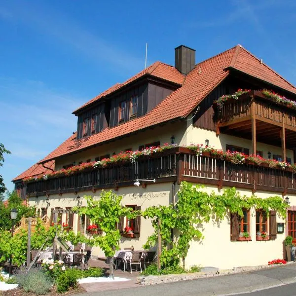 Hotel & Gasthof zum Rödelseer Schwan，位于伊普霍芬的酒店