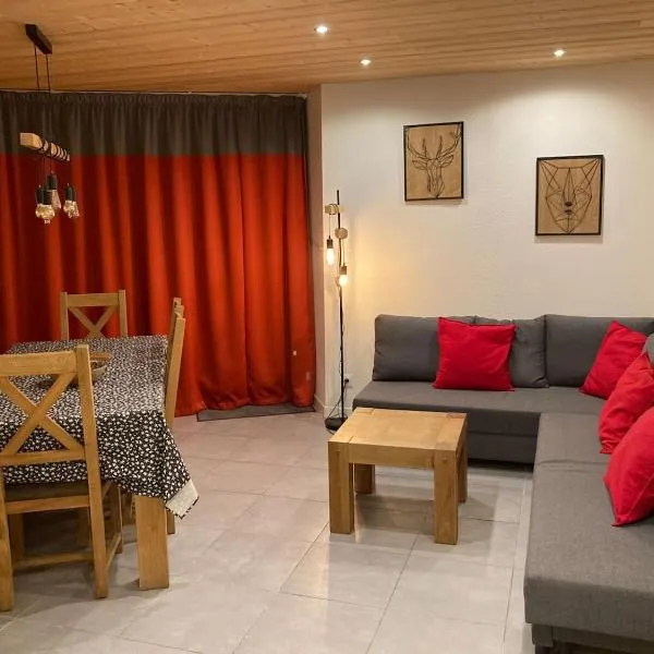 Great 8-pax ski-in ski-out apartment in Tignes Val Claret，位于蒂涅的酒店