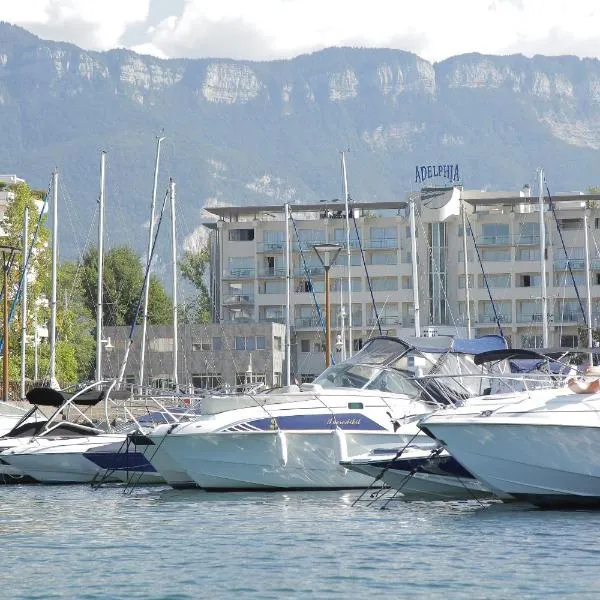 阿德尔菲亚码头酒店及Spa，位于Saint-Paul-sur-Yenne的酒店